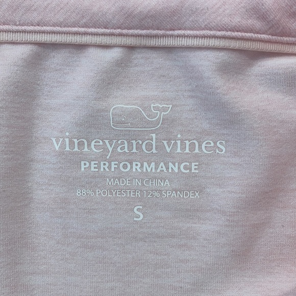 Vineyard Vines Pink Performance V-Neck Top Small - Picture 9 of 9